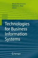 Technologies for Business Information Systems edito da Springer-Verlag GmbH