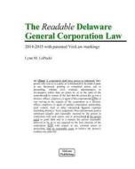 The Readable Delaware General Corporation Law di Lynn M. Lopucki edito da Createspace