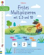 Mein Lernspaß-Übungsblock: Erstes Multiplizieren mit 2, 5 und 10 di Sam Smith edito da Usborne Verlag