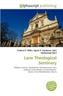 Lane Theological Seminary edito da Vdm Publishing House