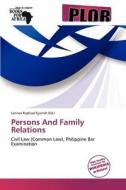 Persons And Family Relations edito da Crypt Publishing