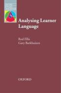 Analysing Learner Language di Rod Ellis, Gary Barkhuizen edito da Oxford University Press