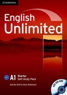 English Unlimited Starter Self-study Pack (workbook With Dvd-rom) di Adrian Doff, Nick Robinson edito da Cambridge University Press