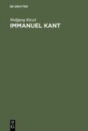 Immanuel Kant di Wolfgang Ritzel edito da De Gruyter