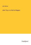 John Trip, or a Visit to Niagara di John Barlow edito da Anatiposi Verlag