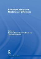 Landmark Essays on Rhetorics of Difference edito da Taylor & Francis Ltd