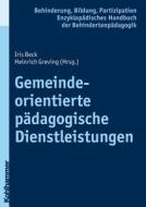 Gemeindeorientierte pädagogische Dienstleistungen edito da Kohlhammer W.