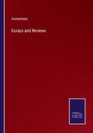 Essays and Reviews di Anonymous edito da Salzwasser-Verlag