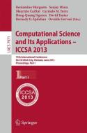 Computational Science and Its Applications -- ICCSA 2013 edito da Springer Berlin Heidelberg