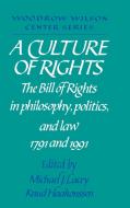 A Culture of Rights edito da Cambridge University Press