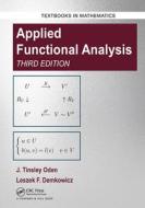 Applied Functional Analysis di J. Tinsley Oden, Leszek Demkowicz edito da Taylor & Francis Ltd