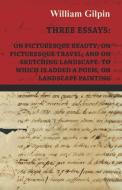 Three Essays - On Picturesque Beauty - On - Picturesque Travel - And On - Sketching Landscape - To Which Is Added A Poem di William Gilpin edito da Wolfenden Press