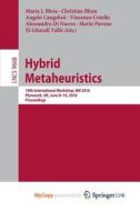 Hybrid Metaheuristics edito da Springer Nature B.V.