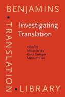Investigating Translation edito da John Benjamins Publishing Co