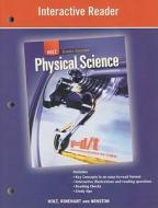 Holt Science Spectrum: Physical Science Interactive Reader di Hrw edito da Holt McDougal