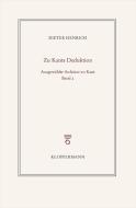 Ausgewählte Schriften zur Philosophie Kants di Dieter Henrich edito da Klostermann Vittorio GmbH