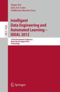 Intelligent Data Engineering and Automated Learning -- IDEAL 2012 edito da Springer Berlin Heidelberg