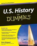 U.s. History For Dummies di Steve Wiegand edito da John Wiley And Sons Ltd
