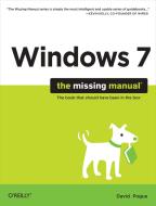 Windows 7: The Missing Manual di David Pogue edito da O'Reilly Media, Inc, USA