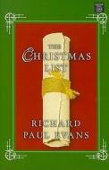 The Christmas List di Richard Paul Evans edito da Center Point