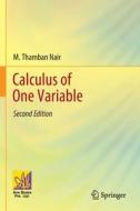 Calculus of One Variable di M. Thamban Nair edito da Springer International Publishing