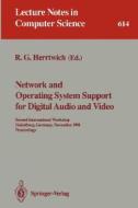 Network and Operating System Support for Digital Audio and Video edito da Springer Berlin Heidelberg