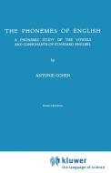The Phonemes of English di A. Cohen edito da Springer Netherlands