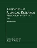 Foundations of Clinical Research: Applications to Practice di Leslie Gross Portney, Mary P. Watkins edito da Prentice Hall