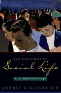 The Meanings of Social Life di Jeffrey C. Alexander edito da Oxford University Press Inc