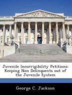 Juvenile Incorrigibility Petitions di George C Jackson edito da Bibliogov