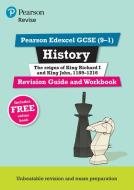 Revise Edexcel Gcse (9-1) History King Richard I And King John Revision Guide And Workbook di Kirsty Taylor edito da Pearson Education Limited