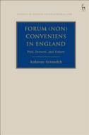 Forum Non Conveniens In England di Ardavan Arzandeh edito da Bloomsbury Publishing Plc