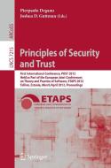 Principles of Security and Trust edito da Springer-Verlag GmbH