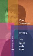 Equus. Wie Kleist nicht heißt di Peter Waterhouse edito da Matthes & Seitz Verlag
