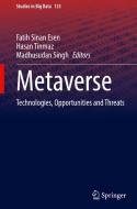 Metaverse: Technologies, Opportunities and Threats edito da SPRINGER NATURE