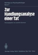 Zur Handlungsanalyse einer Tat edito da Springer Berlin Heidelberg