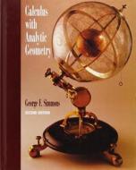 Calculus With Analytic Geometry di George Simmons edito da McGraw-Hill Education - Europe