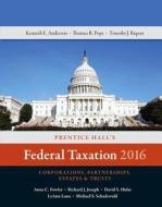 Prentice Hall's Federal Taxation 2016 Corporations, Partnerships, Estates & Trusts Plus Myaccountinglab with Pearson Etext -- Access Card Package di Thomas R. Pope, Timothy J. Rupert, Kenneth E. Anderson edito da Prentice Hall