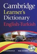 Cambridge Learner's Dictionary English-turkish With Cd-rom edito da Cambridge University Press