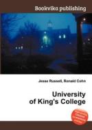 University Of King\'s College edito da Book On Demand Ltd.
