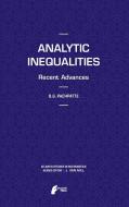 Analytic Inequalities di B. G. Pachpatte edito da Springer-Verlag GmbH