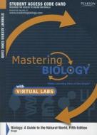 Masteringbiology with Mastering Biology Virtual Lab Full Suite -- Standalone Access Card -- For Biology: A Guide to the Natural World di David Krogh, Brigham Young University edito da Benjamin-Cummings Publishing Company