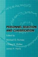 Personnel Selection and Classification di Rumsey edito da Taylor & Francis Inc