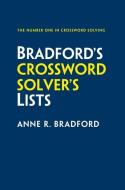 Collins Bradford's Crossword Solver's Lists di Anne R. Bradford edito da HarperCollins Publishers