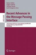 Recent Advances in the Message Passing Interface edito da Springer-Verlag GmbH