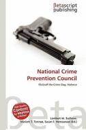 National Crime Prevention Council edito da Betascript Publishing