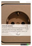 Portfolio- und Risikomanagement im europäischen Stromgroßhandel di Andrej Berschadsky edito da GRIN Publishing