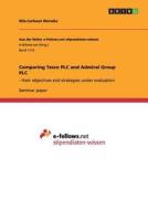 Comparing Tesco PLC and Admiral Group PLC di Nils-Carlsson Reineke edito da GRIN Verlag