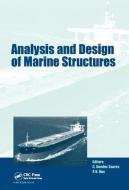 Analysis and Design of Marine Structures edito da Taylor & Francis Ltd
