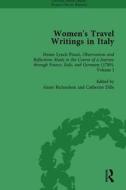 Women's Travel Writings In Italy, Part I Vol 4 di Stephen Bending, Stephen Bygrave, Donatella Badin, Catherine Dille, Betty Hagglund edito da Taylor & Francis Ltd